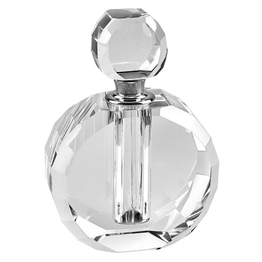 5" Clear Crystal Decorative Perfume Bottle (Collector)-1