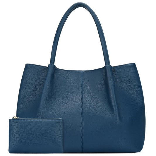 KKXIU Tote Bag for Women Vegan Leather Shoulder Purse Large Capacity Travel Bag