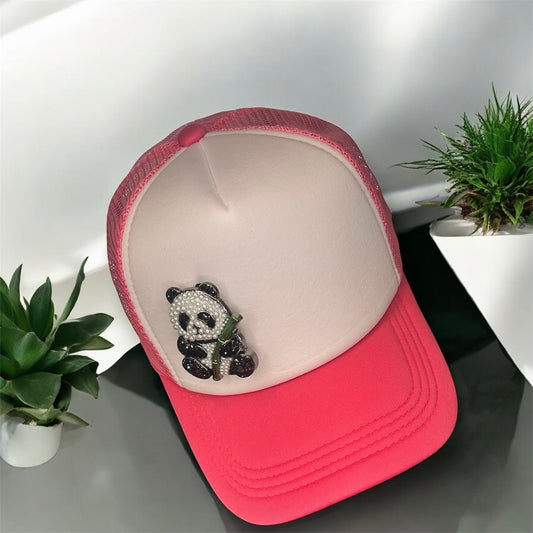 Panda Charm Trucker Hat – Playful Statement Style