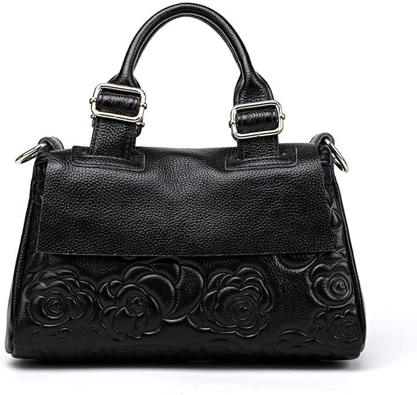 Genuine Leather Cowhide Large Capacity Detachable Shoulder Bag Crossbody Women'S Handbag Storage Purse for Ladies