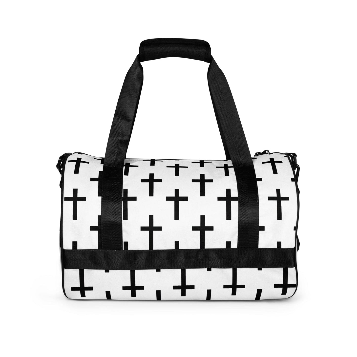 Crossbody Water-resistant Travel Bag - Seamless Cross Pattern-2
