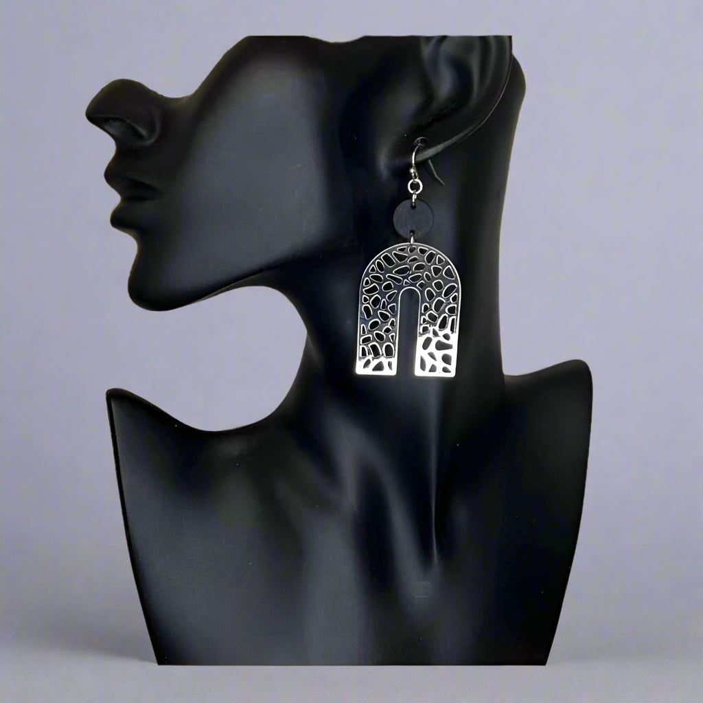 48| Rainbow Earring Silver, Nickel Free