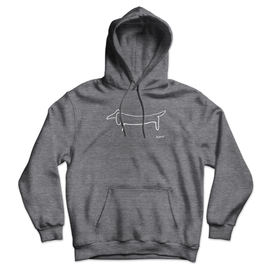 Pablo Picasso Dachshund Dog (Lump) Artwork Unisex Hoodie-1