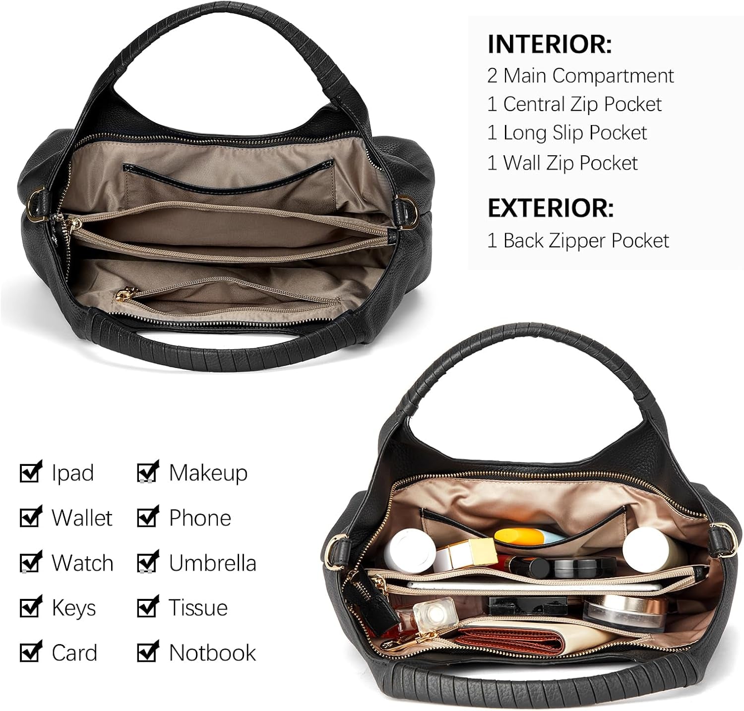 Genuine Leather Purses for Women Designer Handbags Crossbody Shoulder Bags Top Handle Satchel with Adjustable Strap