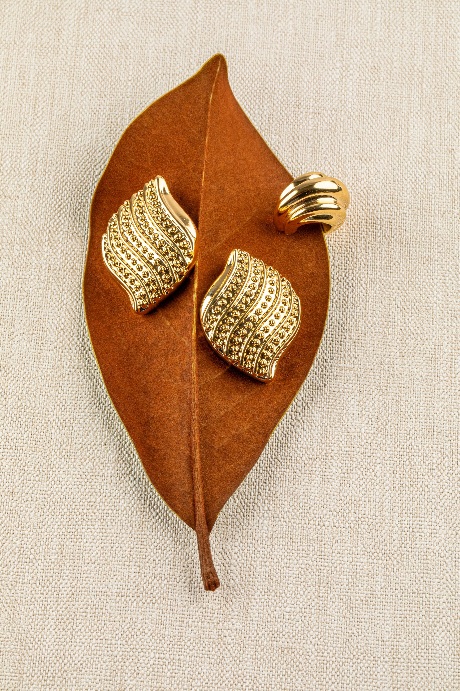 Sandra Maxi Gold Ear cuff-0