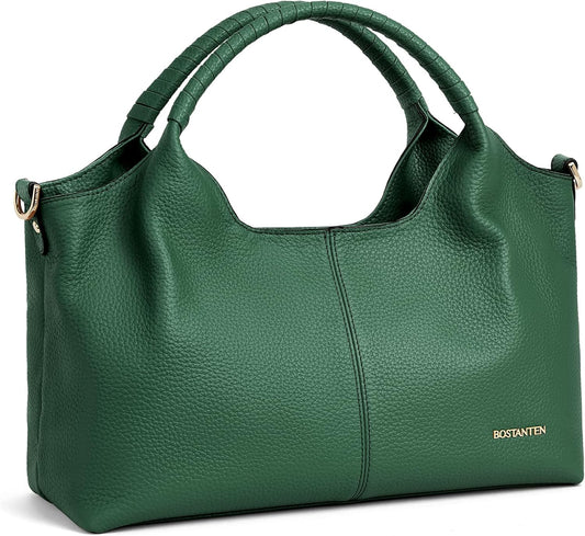 Genuine Leather Purses for Women Designer Handbags Crossbody Shoulder Bags Top Handle Satchel with Adjustable Strap