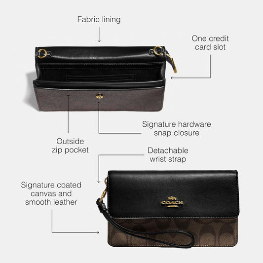 Women'S Signature Foldover Wristlet