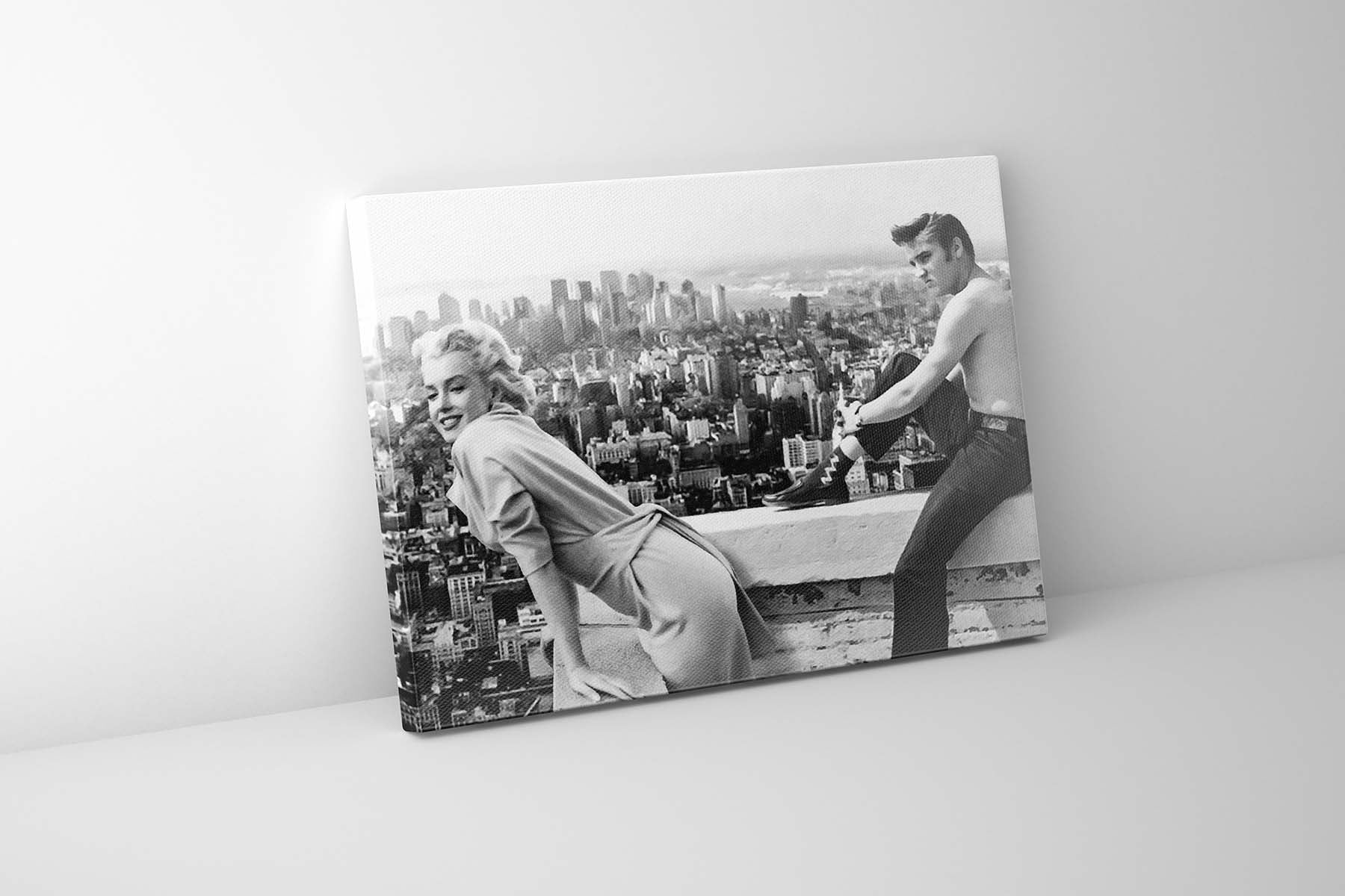Canvas print Marilyn & Elvis - Fine Art Canvas- Wall Art Decor-1