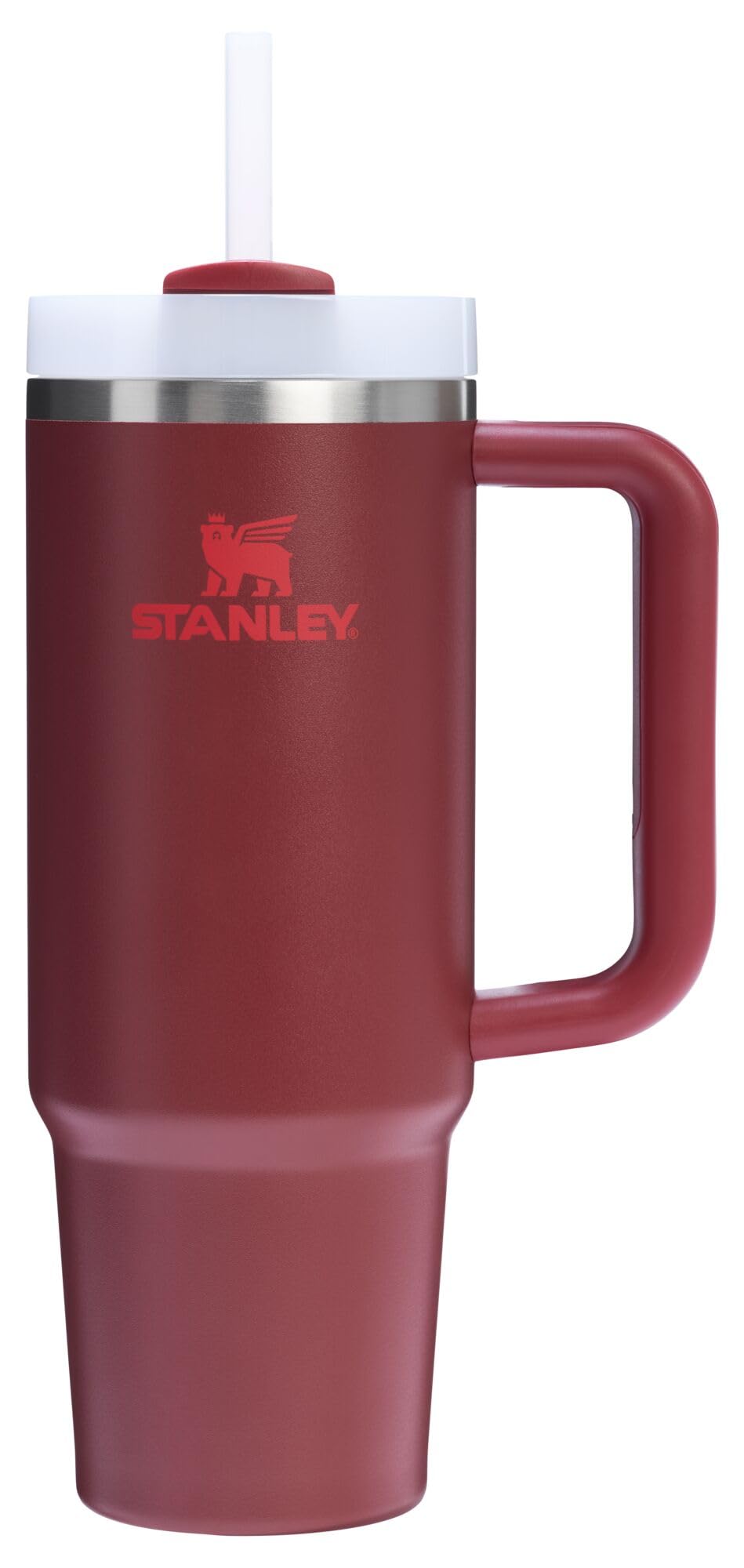 STANLEY Quencher H2.0 Tumbler with Handle and Straw 40 oz | Flowstate 3-Position Lid | Cup Holder Compatible for Travel | Insulated Stainless Steel Cup | BPA-Free | Mahogany Gloss