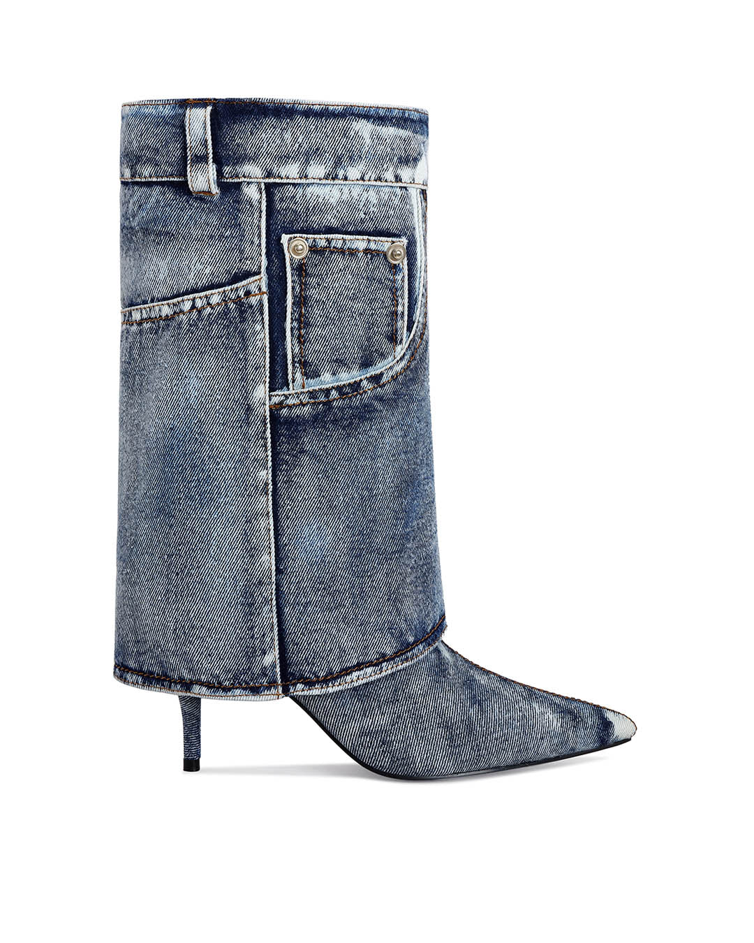 Alessia Denim Stiletto Boot-0