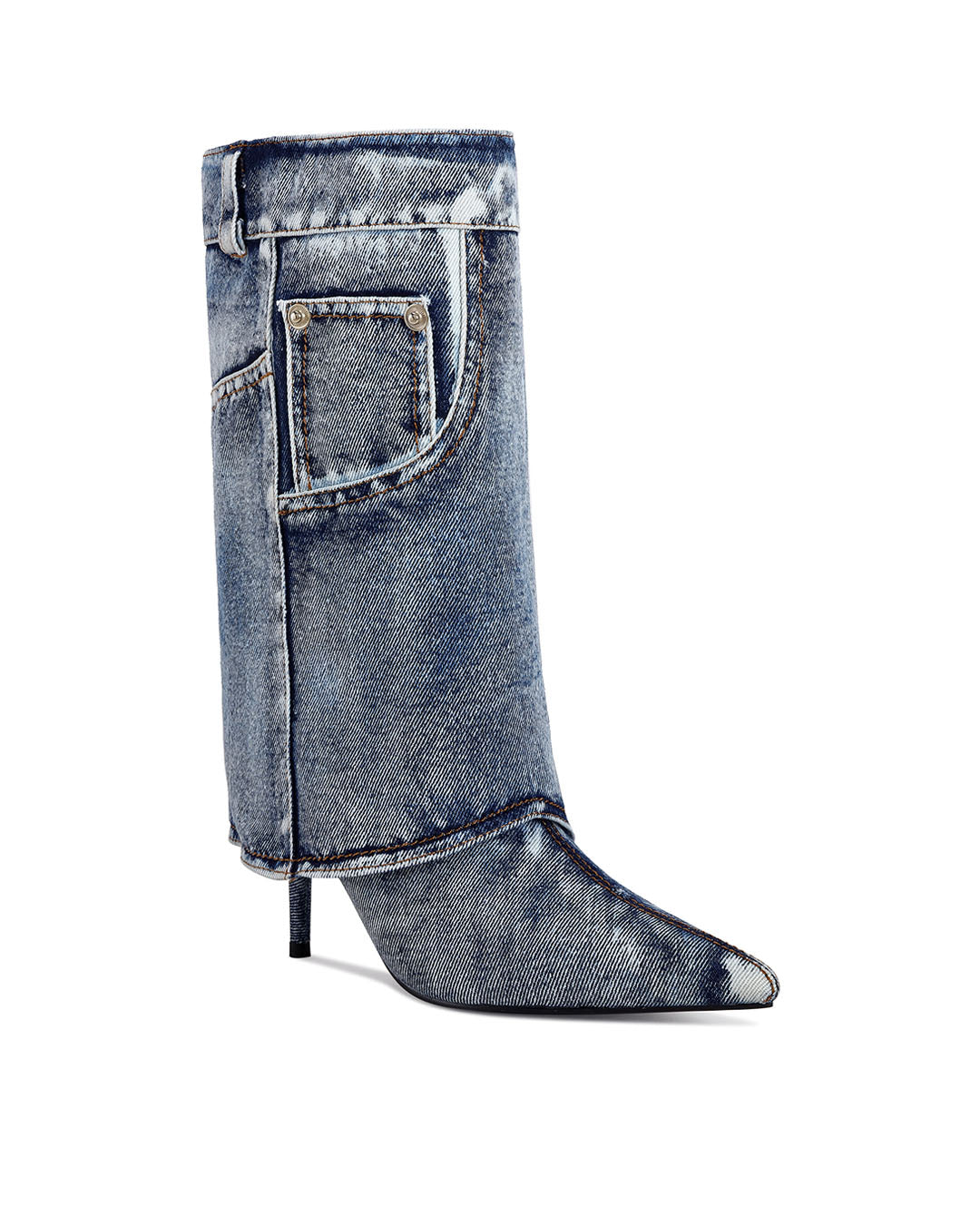 Alessia Denim Stiletto Boot-2
