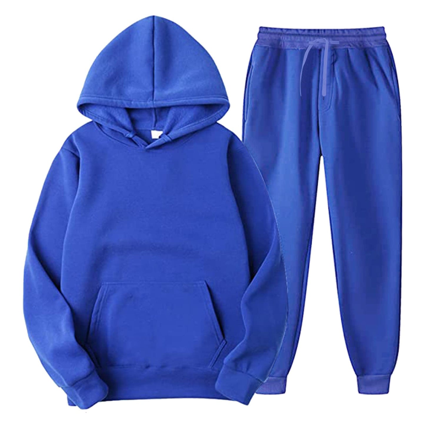 Unisex 2 PC Sweatsuit Set Men Women Oversized Long Sleeve Hoodie Pullover Sweatshirt Tracksuit Jogger Sweatpants