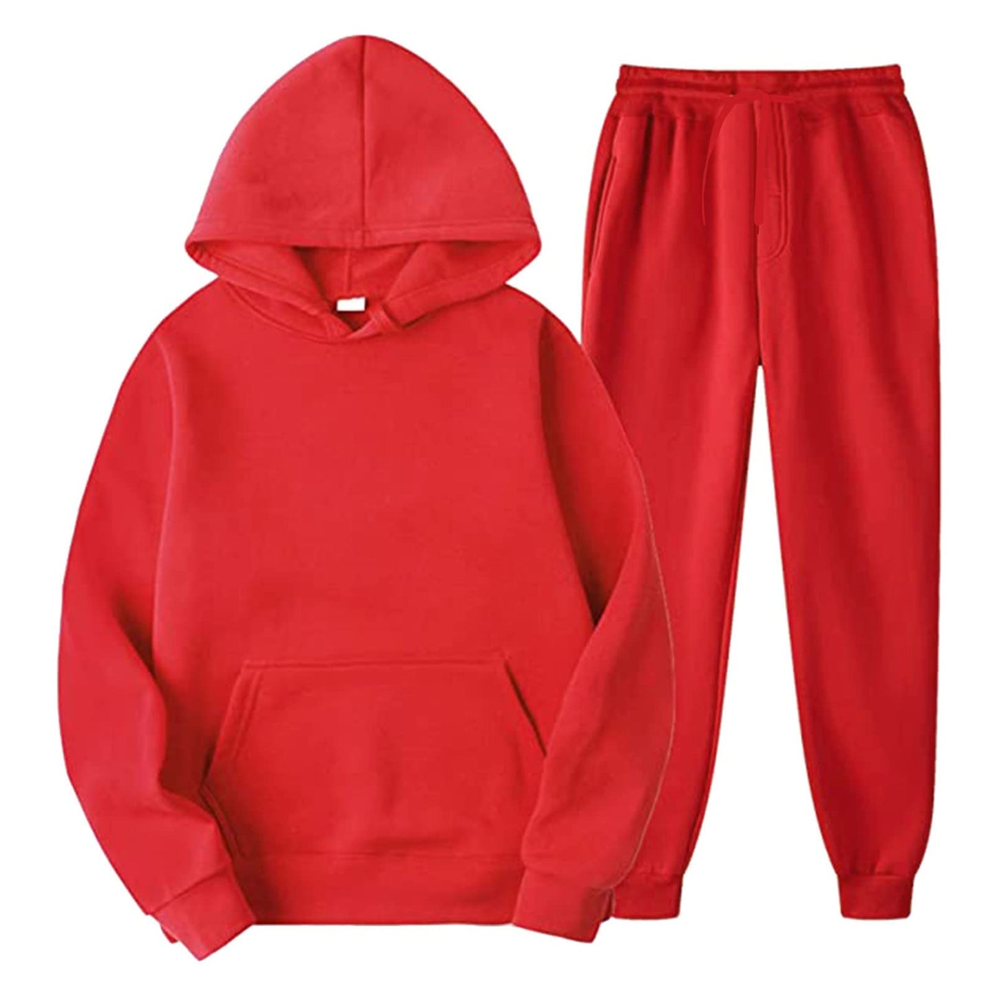 Unisex 2 PC Sweatsuit Set Men Women Oversized Long Sleeve Hoodie Pullover Sweatshirt Tracksuit Jogger Sweatpants