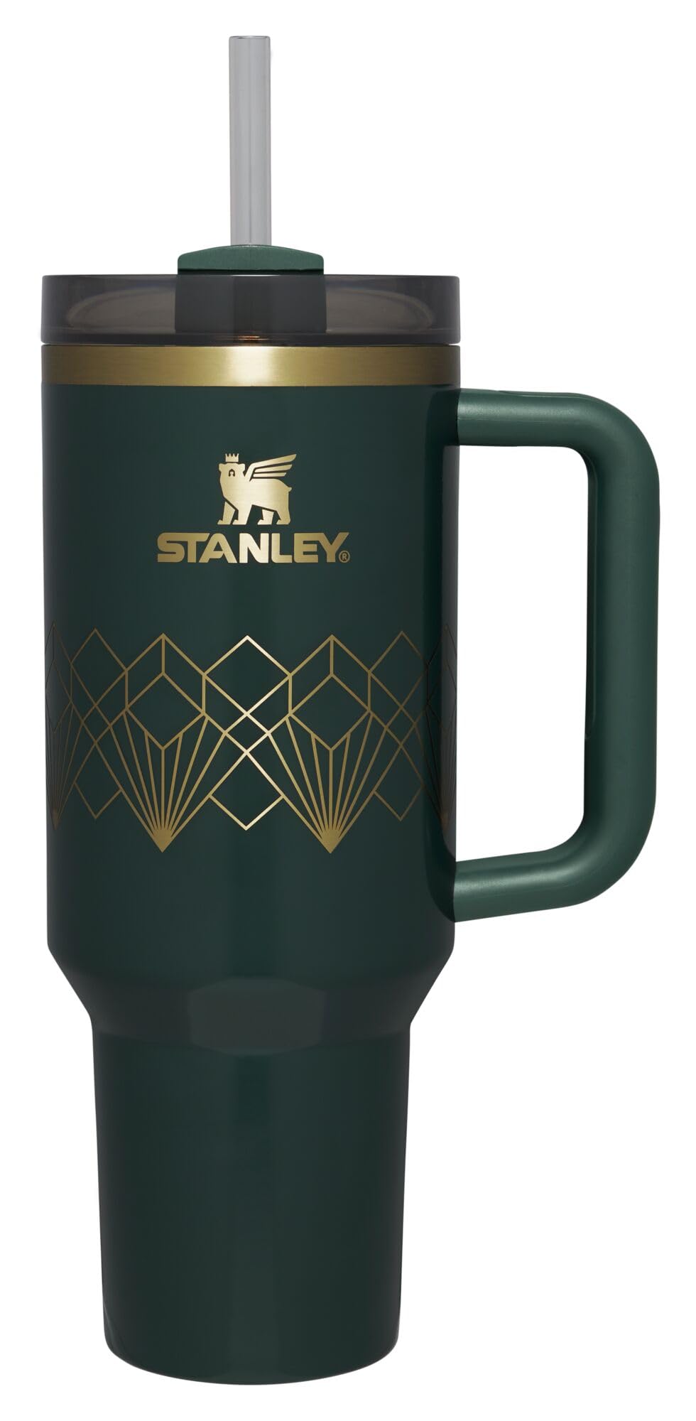 STANLEY Quencher H2.0 Tumbler with Handle and Straw 40 oz | Flowstate 3-Position Lid | Cup Holder Compatible for Travel | Insulated Stainless Steel Cup | BPA-Free | Mahogany Gloss