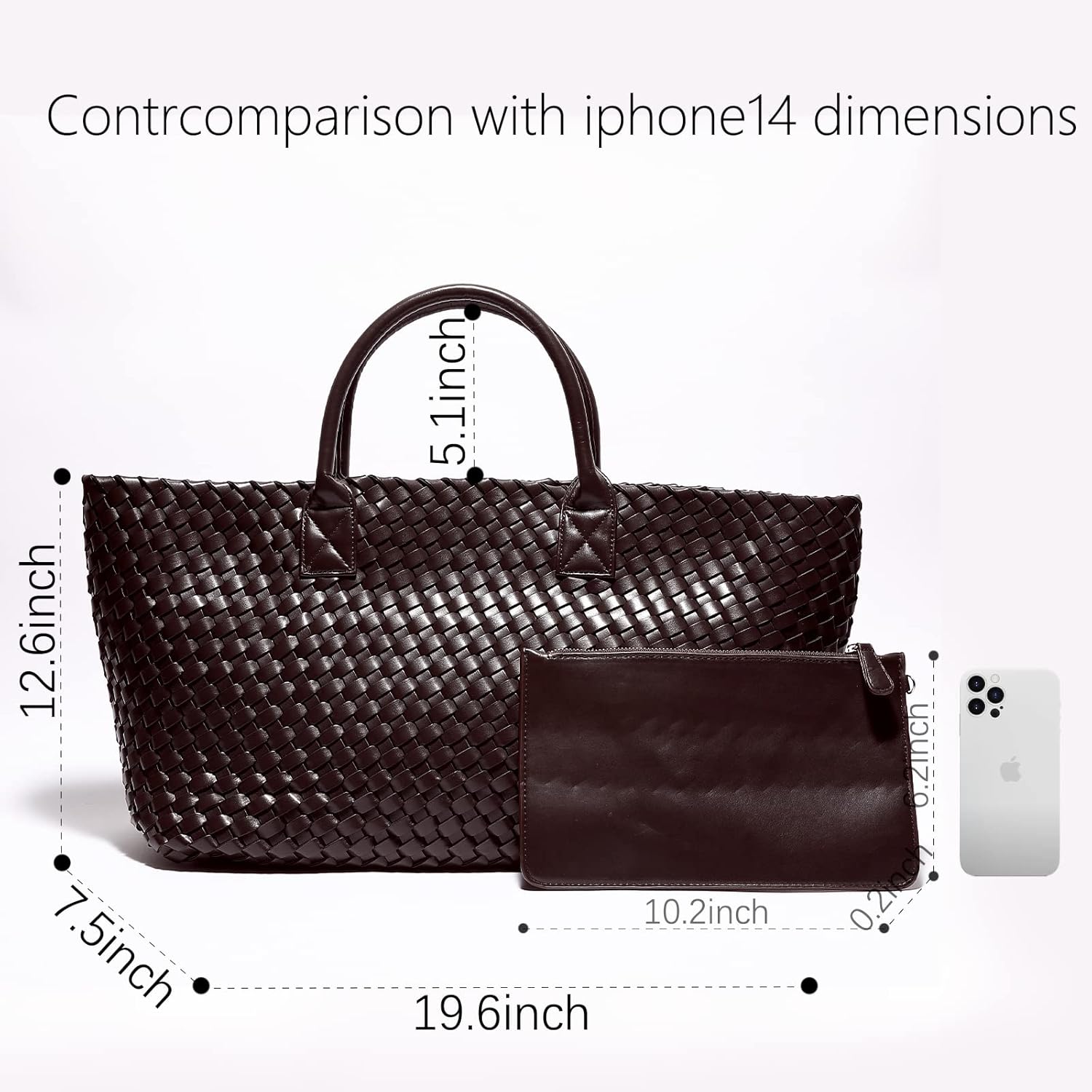 Woven Bag Shopper Bag Travel Handbags and Purses Women Tote Bag Large Capacity Shoulder Fashion Bags