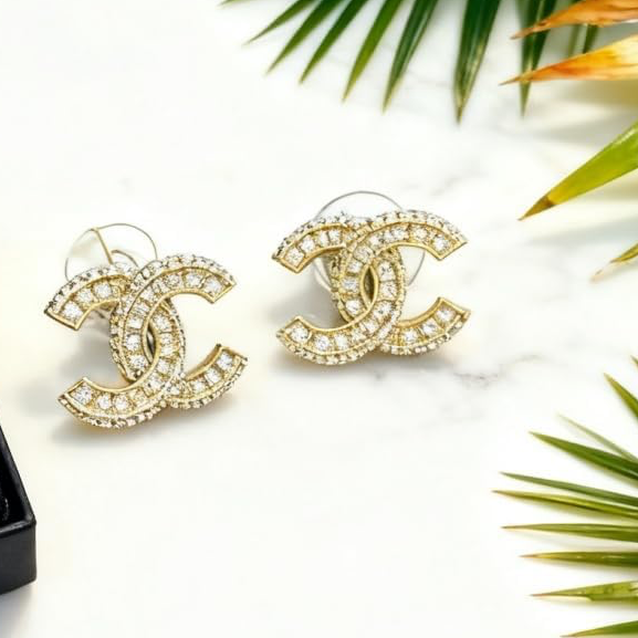 Chanel Stud Earring | Crystal