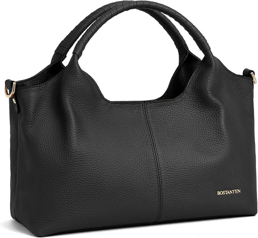 Genuine Leather Purses for Women Designer Handbags Crossbody Shoulder Bags Top Handle Satchel with Adjustable Strap