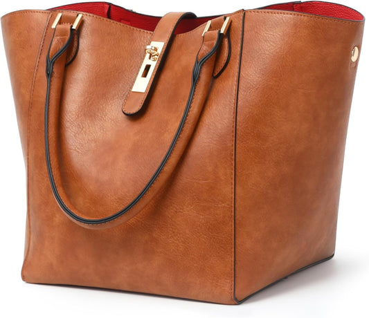 Large Work Tote Bag for Women Designer Purses and Handbags Big Bucket Bags Womens Travel Shoulder Bag