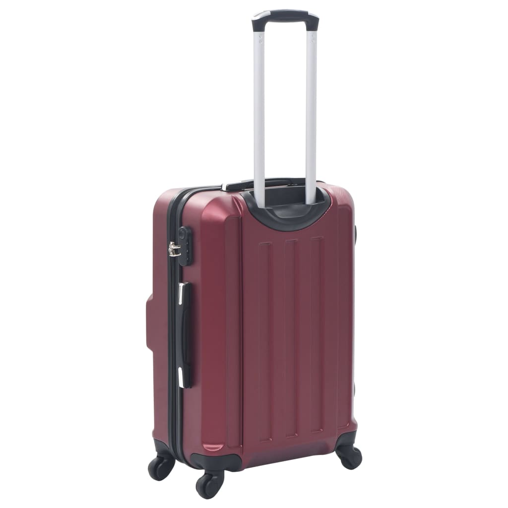 vidaXL Suitcase Set 3 Pcs Travel Luggage Suitcase Bag Hardcase Trolley Set ABS-1