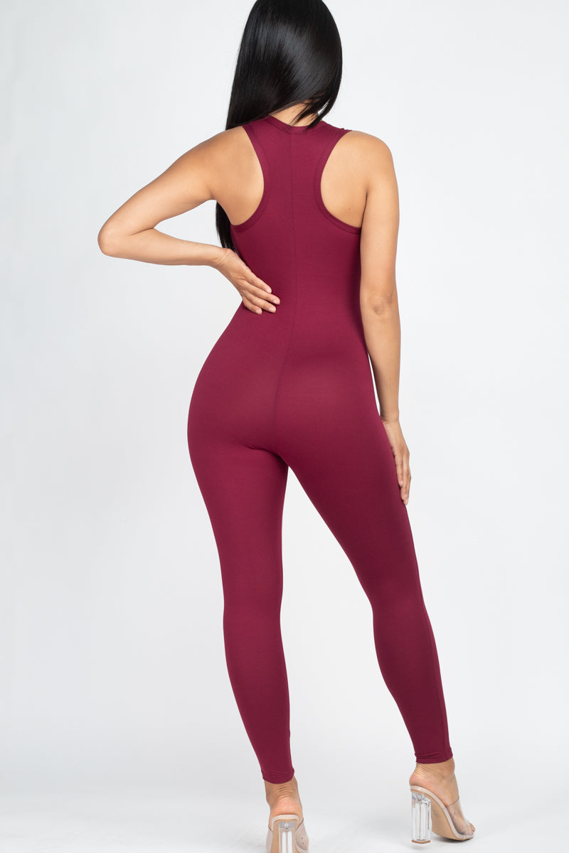 Racer Back Bodycon Jumpsuit (CAPELLA)-12