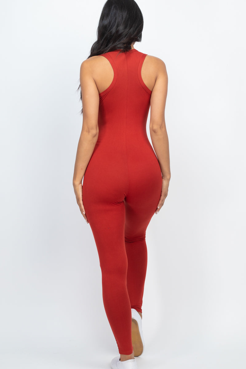 Racer Back Bodycon Jumpsuit (CAPELLA)-27