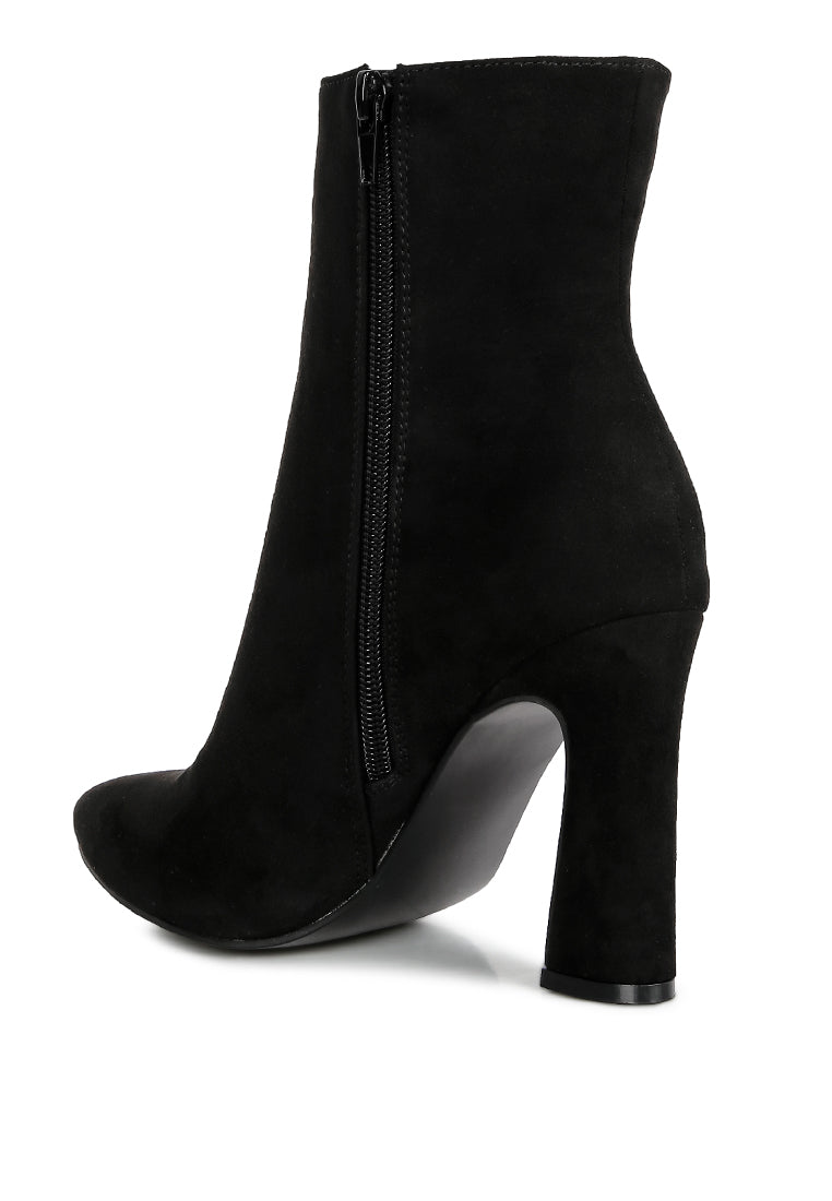Clubdate Block Heeled Ankle Boots-2