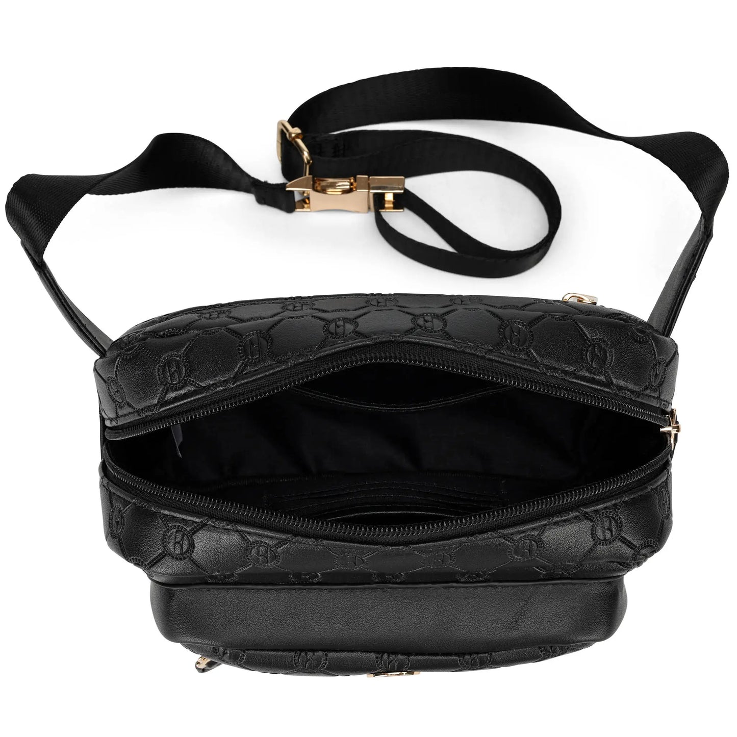 Compass Vegan Leather Crossbody Bag-2