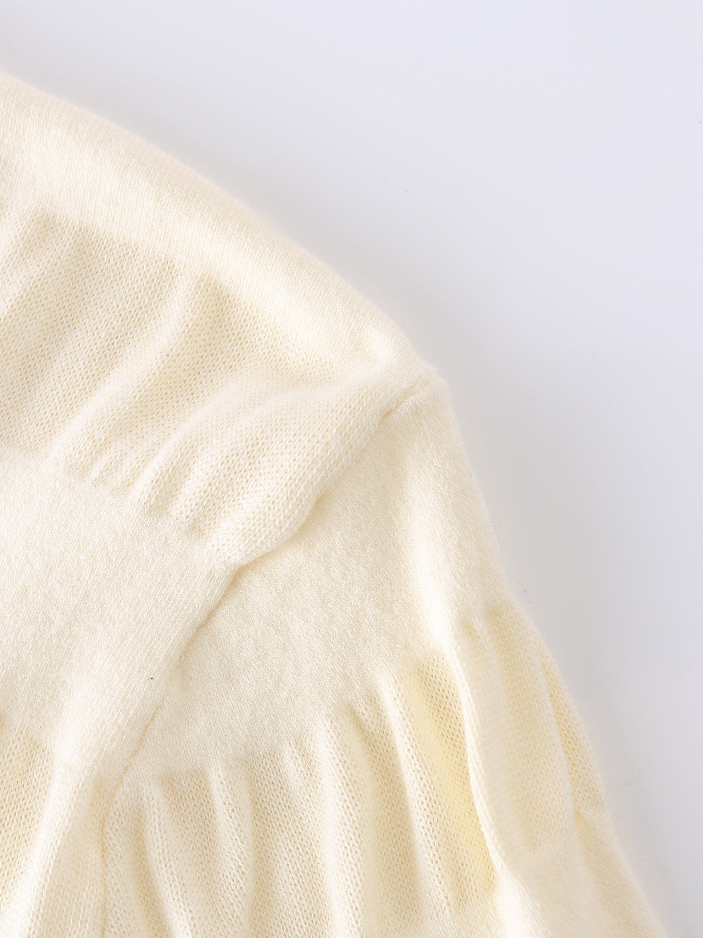 Ruched Sweater-Ivory-3