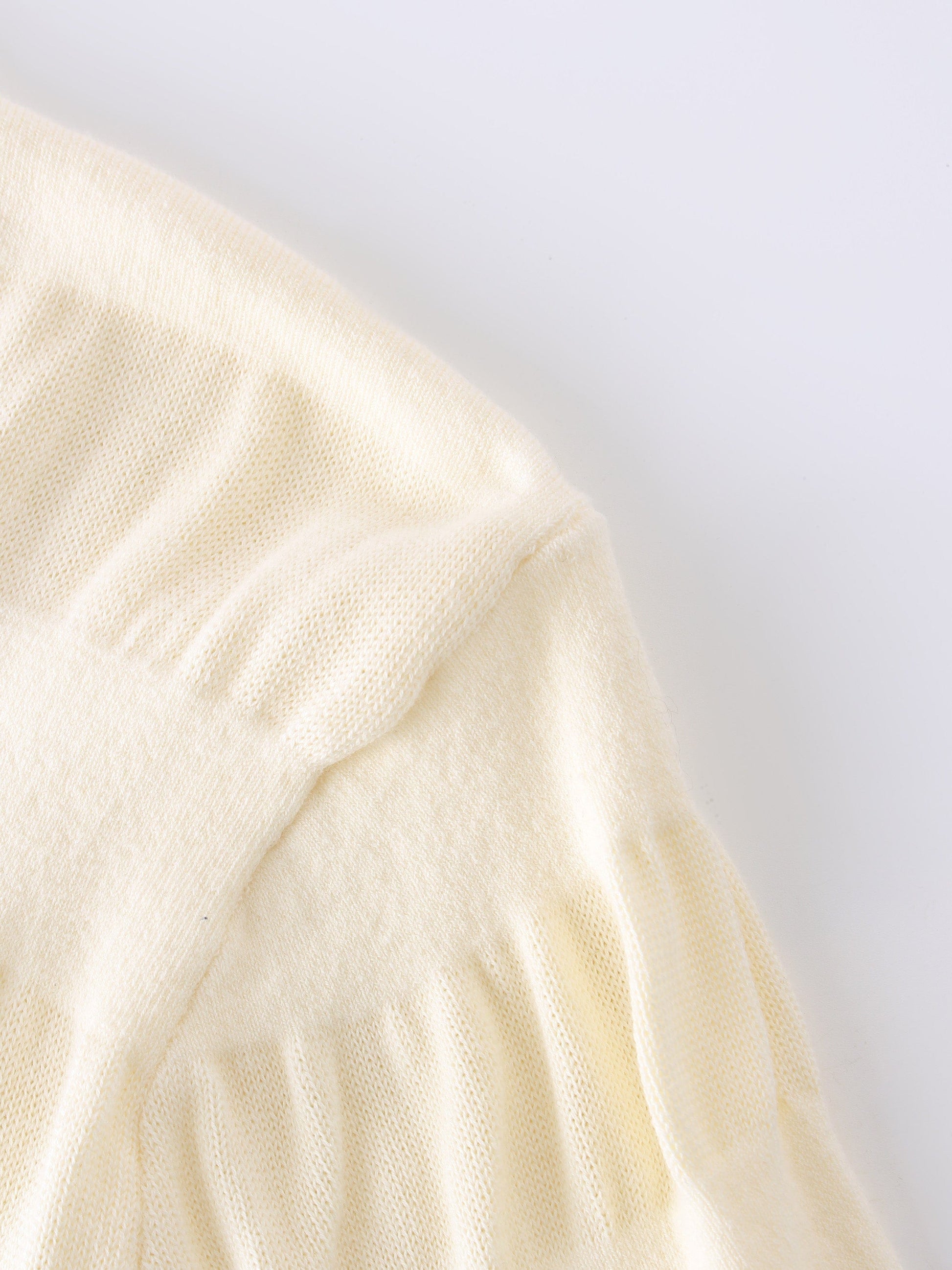 Ruched Sweater-Ivory-3