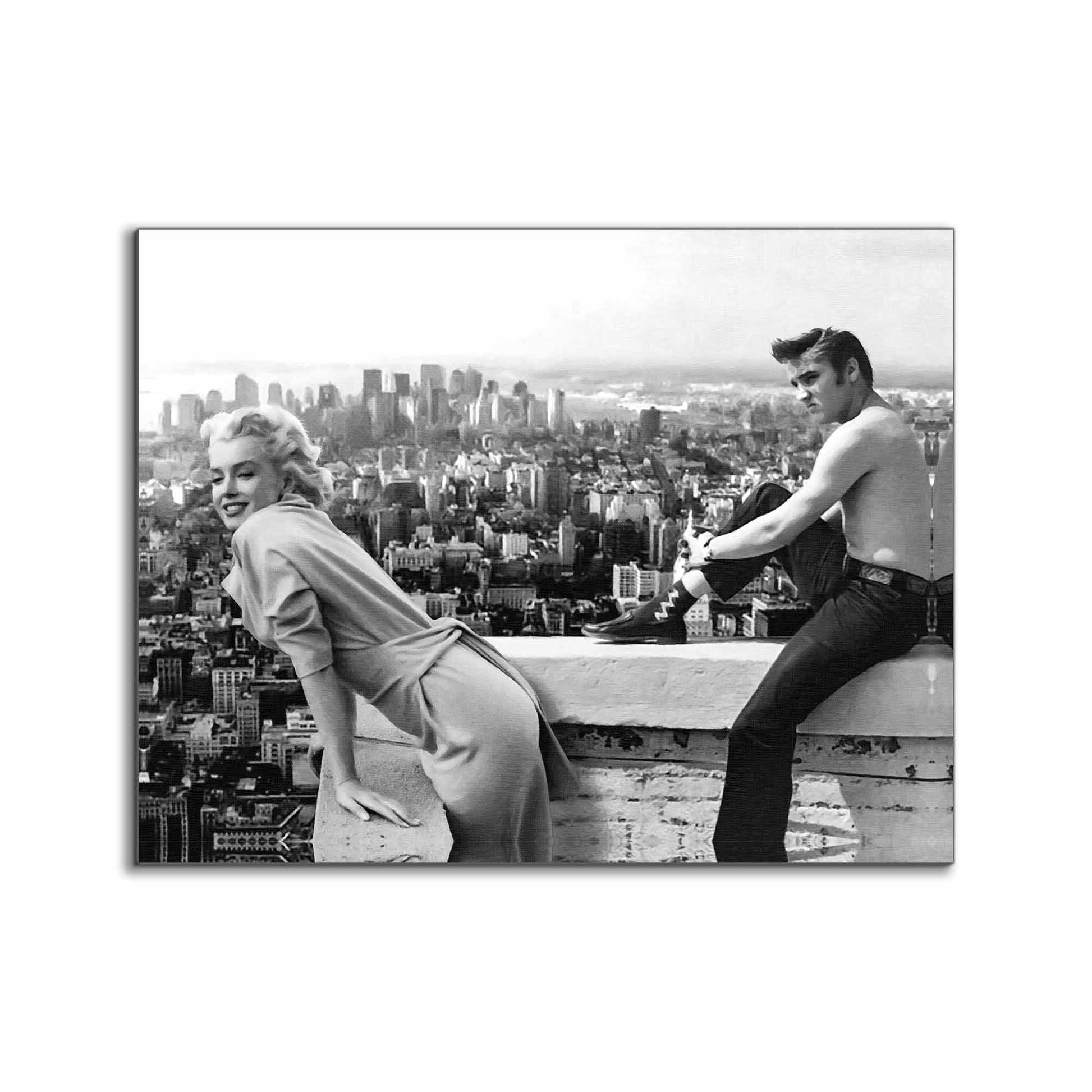 Canvas print Marilyn & Elvis - Fine Art Canvas- Wall Art Decor-0
