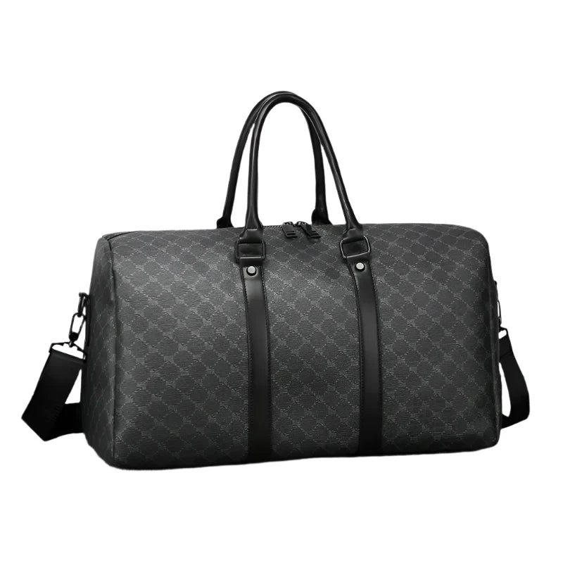 Mens Travel Bag Large PU Business Luggage-0