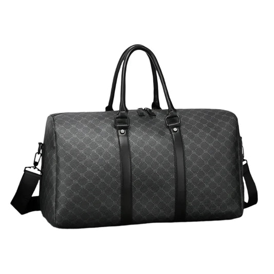 Mens Travel Bag Large PU Business Luggage-0