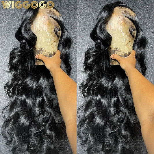 Wiggogo Body Wave Human Hair Wigs 30 40 Inch-0