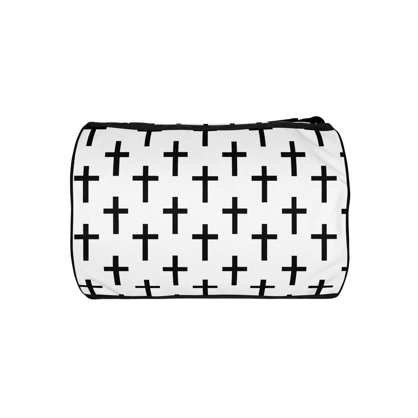 Crossbody Water-resistant Travel Bag - Seamless Cross Pattern-3