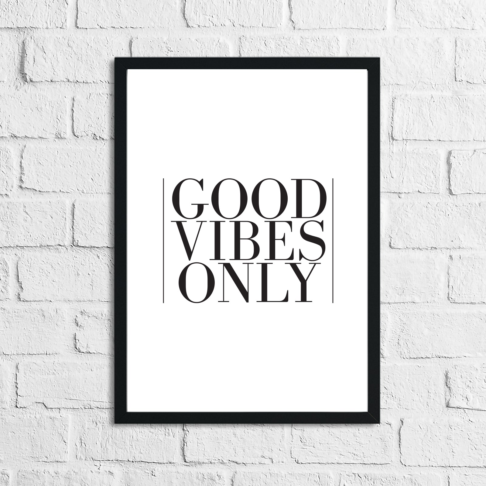 Good Vibes Only Home Simple Home Wall Decor Print-0
