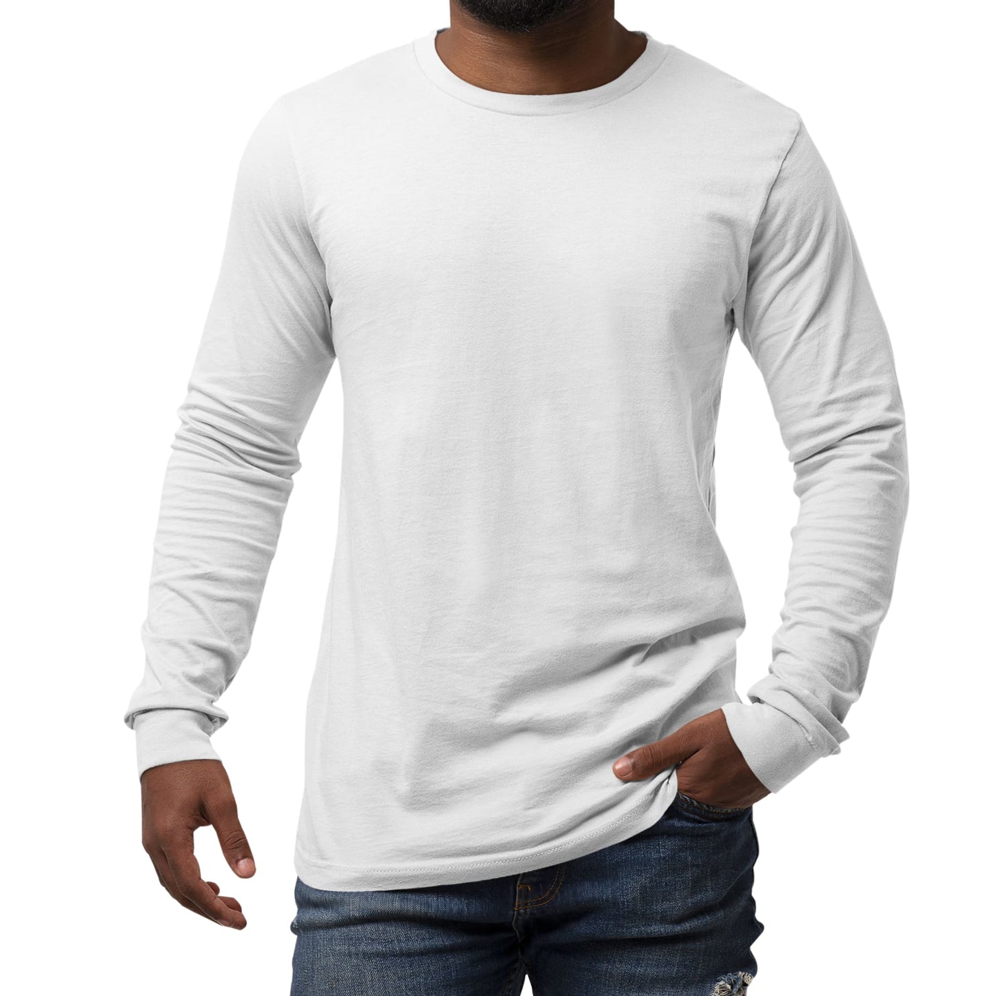 Mens Long Sleeve Graphic T-shirt-3