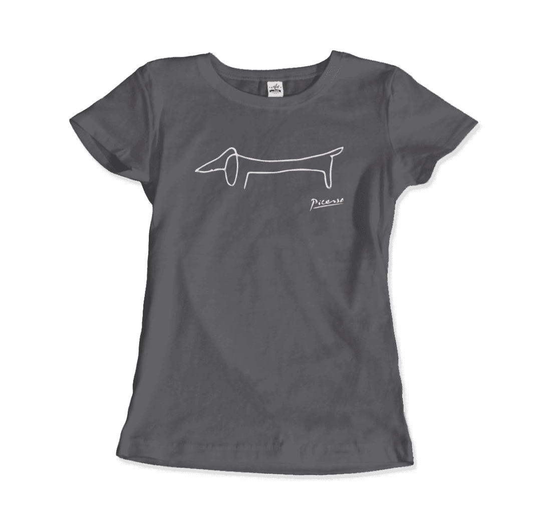 Pablo Picasso Dachshund Dog (Lump) Artwork T-Shirt-10