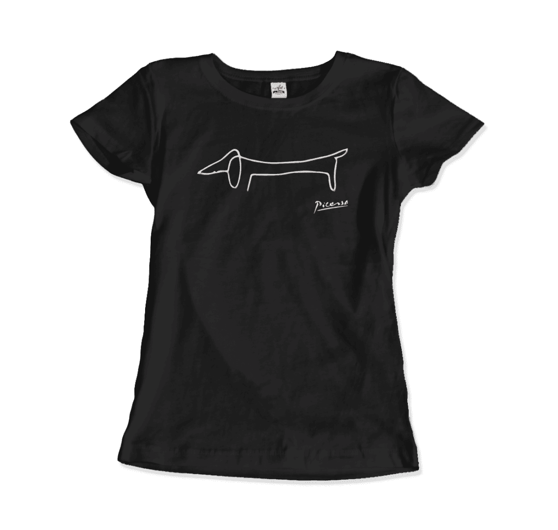 Pablo Picasso Dachshund Dog (Lump) Artwork T-Shirt-8