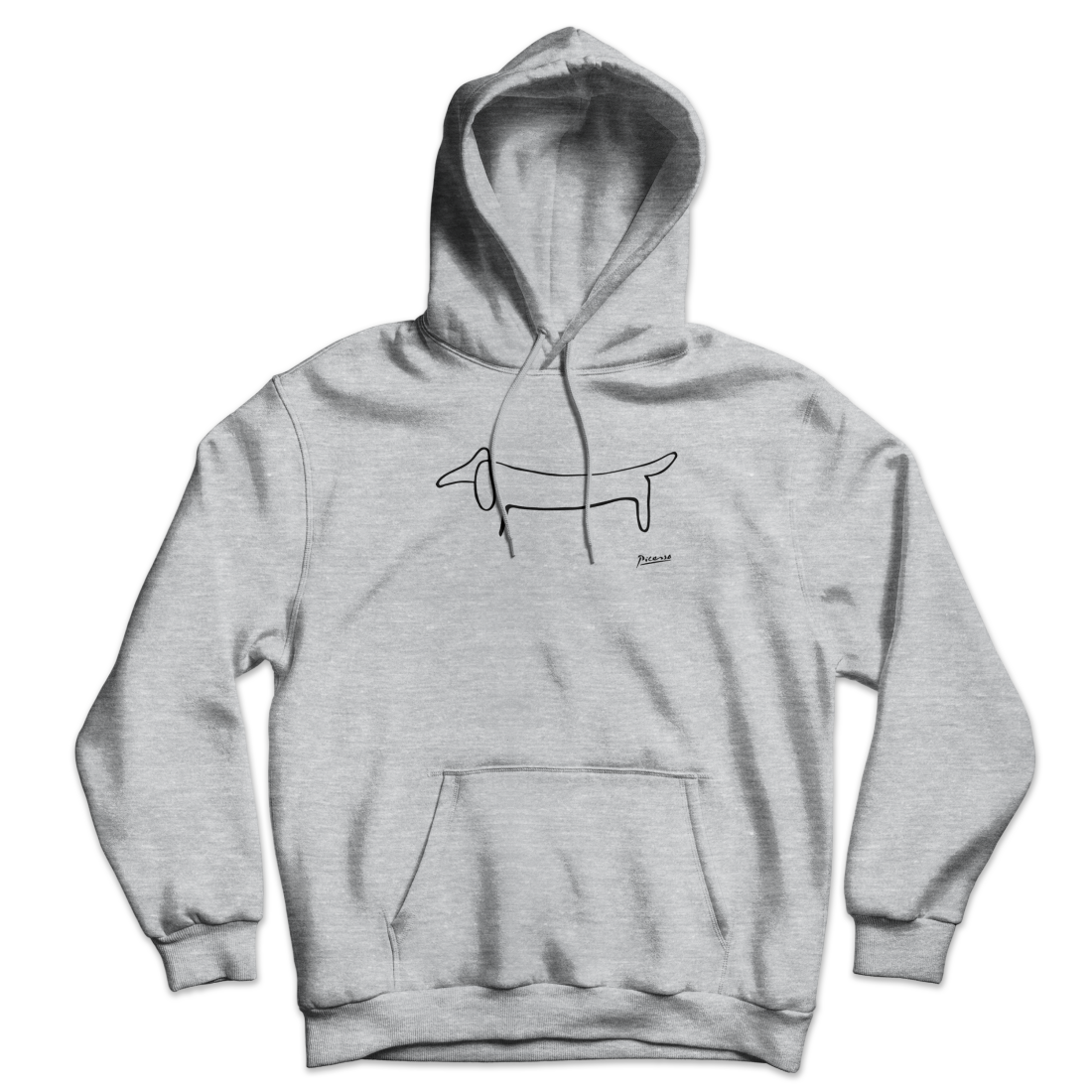 Pablo Picasso Dachshund Dog (Lump) Artwork Unisex Hoodie-0