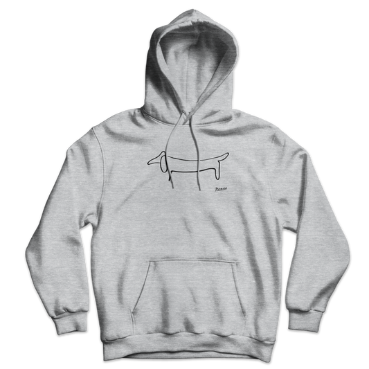 Pablo Picasso Dachshund Dog (Lump) Artwork Unisex Hoodie-0