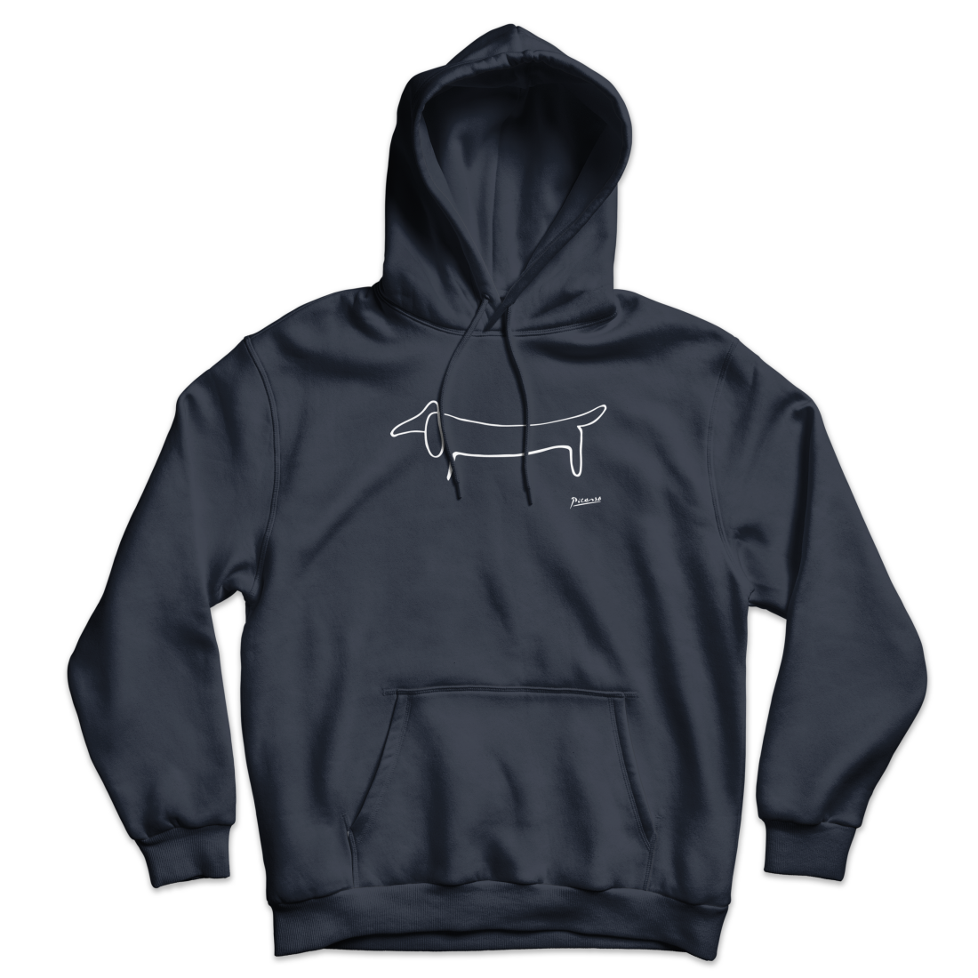 Pablo Picasso Dachshund Dog (Lump) Artwork Unisex Hoodie-5